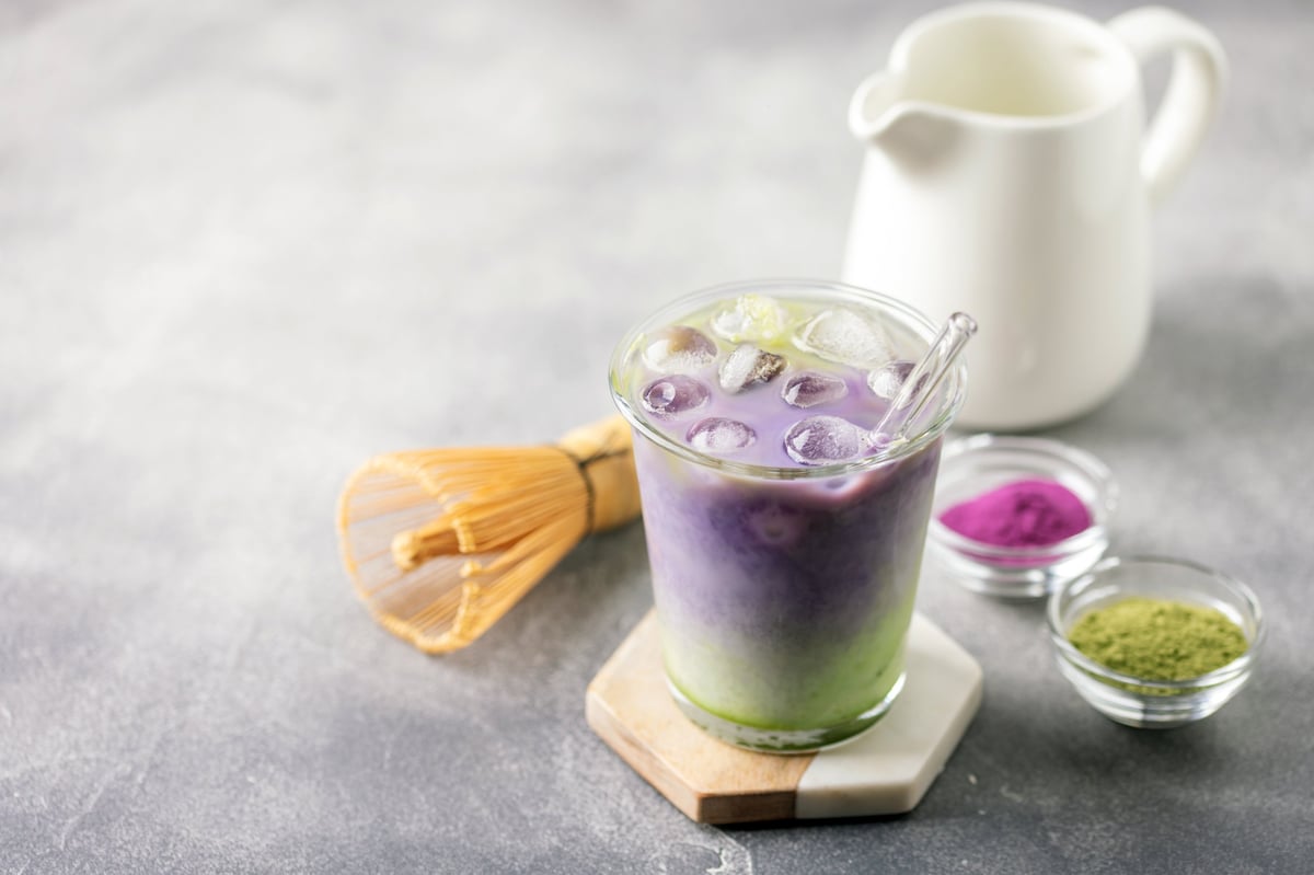 Bebida de café e coco saudável